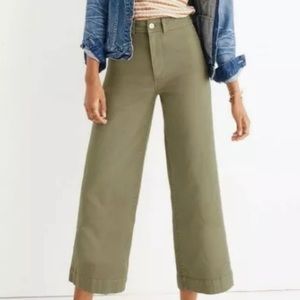 Madewell Emmett Crop Wide Leg Pant British Surplus
